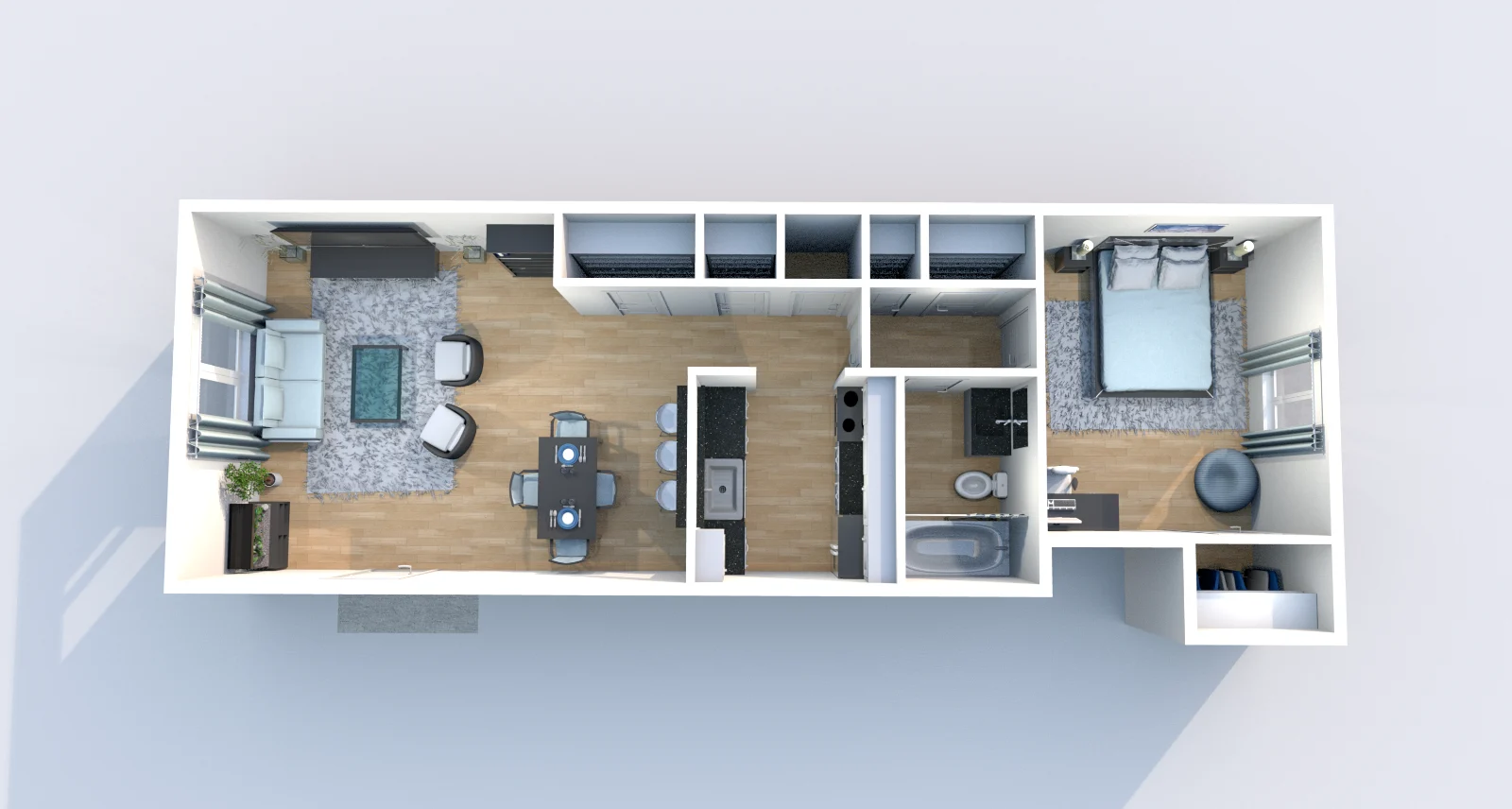 Establishment — floor plan, Plan A4 · 1 bed